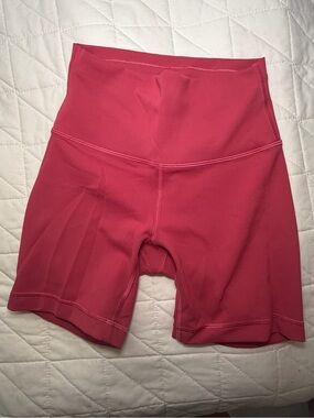 Wunder Train High-Rise Short 6" Pink Punch SZ 4